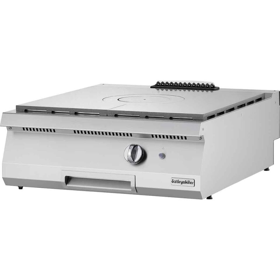 Öztiryakiler 700 Seri Set Üstü Ocak Kapalı Döküm Gazlı 80 Cm