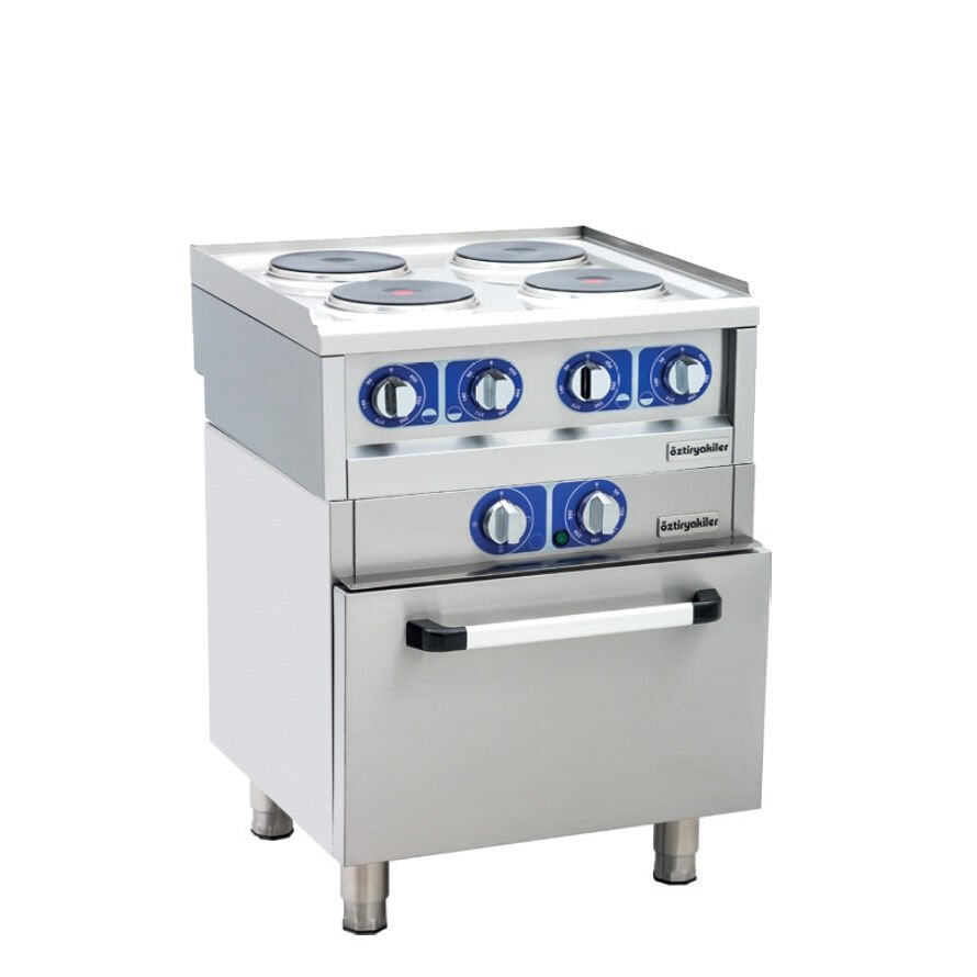 Öztiryakiler 600 Seri 4 Gözlü Elektrikli Kuzine Ocak 60*60*85 Cm