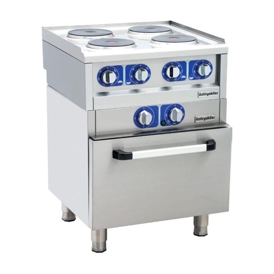 Öztiryakiler 600 Seri 4 Gözlü Elektrikli Kuzine Ocak 60*60*85 Cm