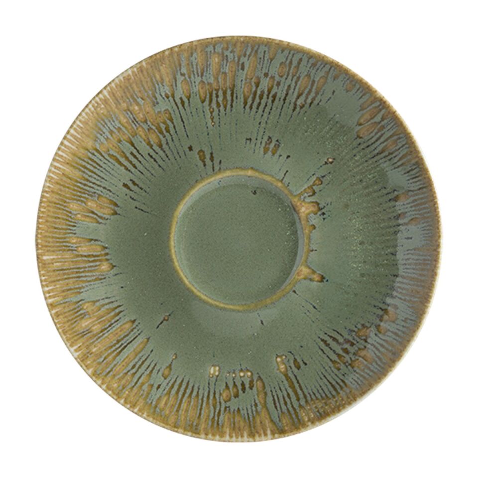 Sage Snell Rita Türk Kahve Fincan Tabağı 12 Cm