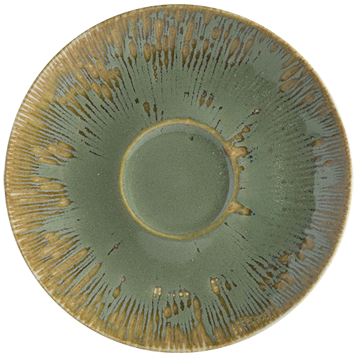 Sage Snell Rita Türk Kahve Fincan Tabağı 12 Cm