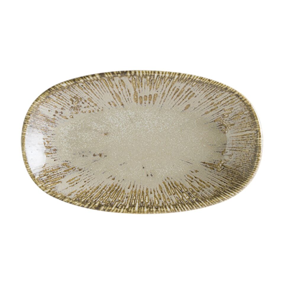 Sand Snell Gourmet Oval Kayık Tabak 15*8.5 Cm