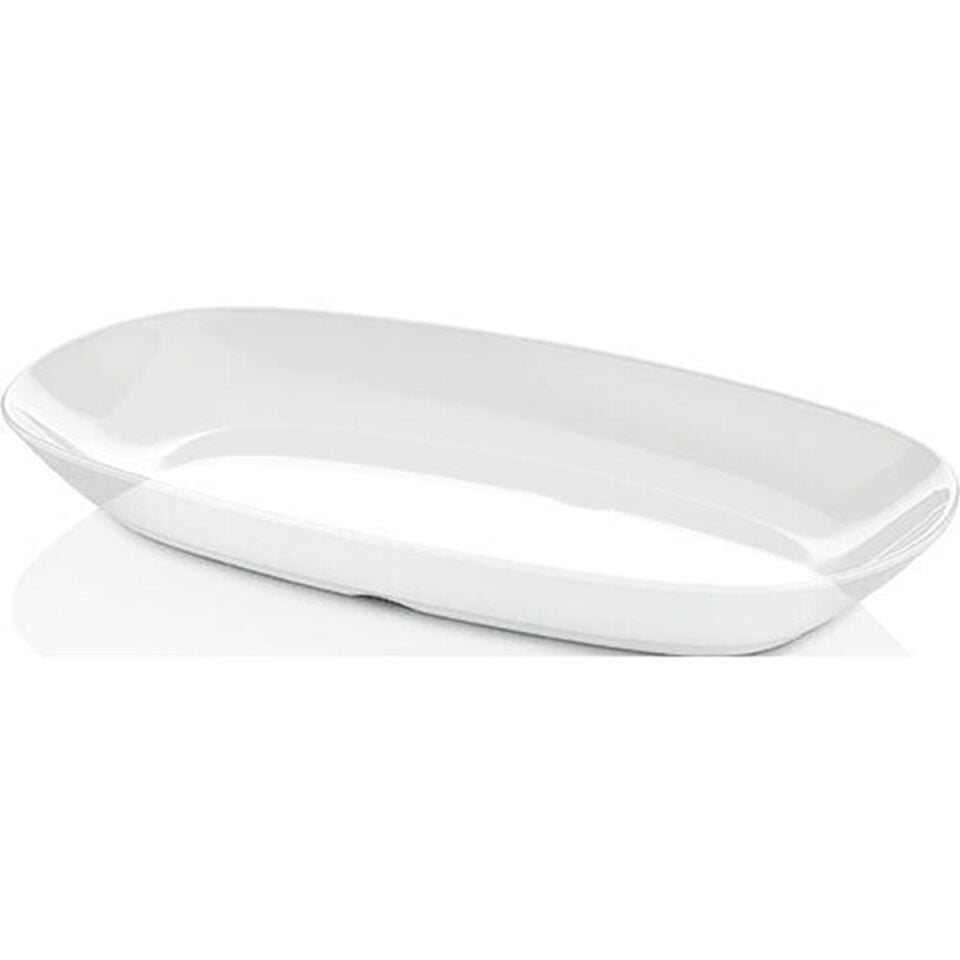 Melamin Oval Kayık Tabak 19 Cm (12 Adet)