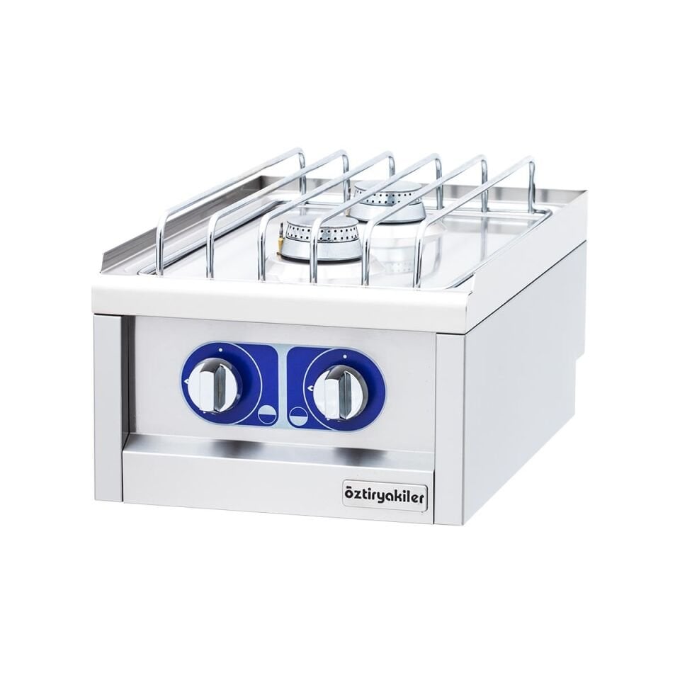 Öztiryakiler 600 Seri Set Üstü 2 Gözlü Gazlı Ocak 40*60*26 Cm