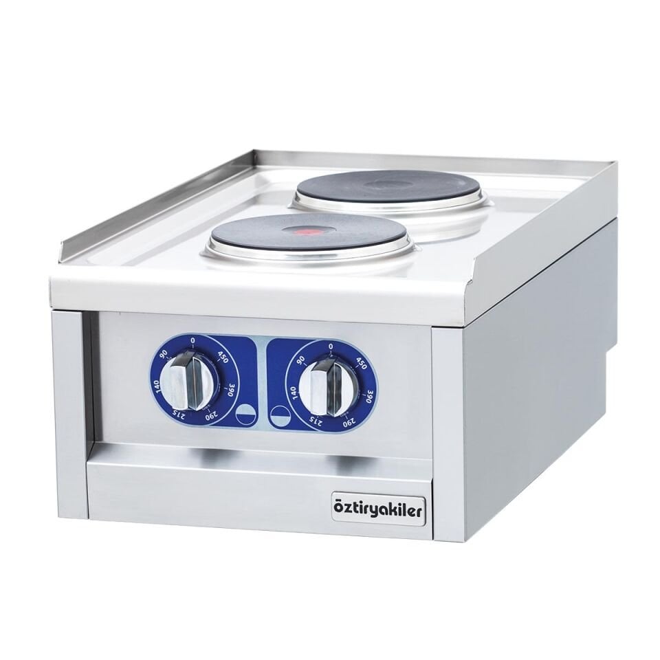 Öztiryakiler 600 Seri Set Üstü 2 Gözlü Elektrikli Ocak 40*60*26 Cm