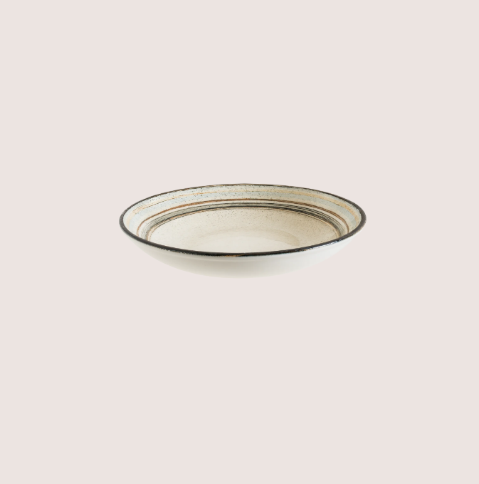 Cortado Spiral Bloom Çukur Tabak 25 Cm