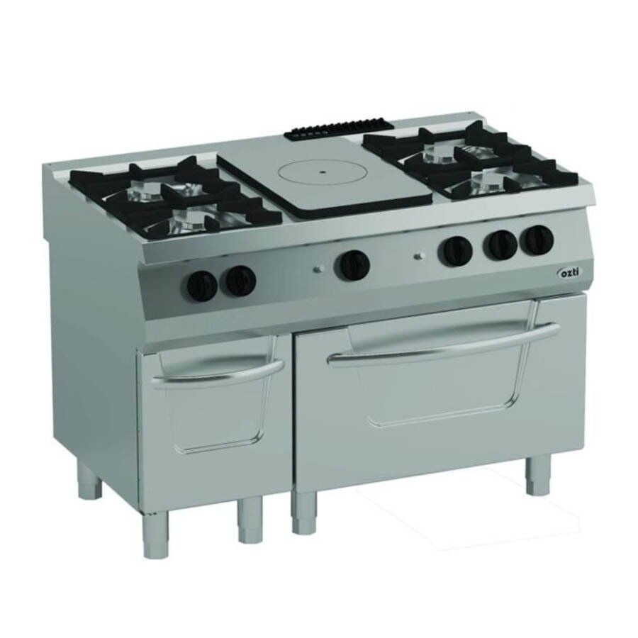 Öztiryakiler 700 Seri Büyük Kuzine Gazlı 6 Gözlü