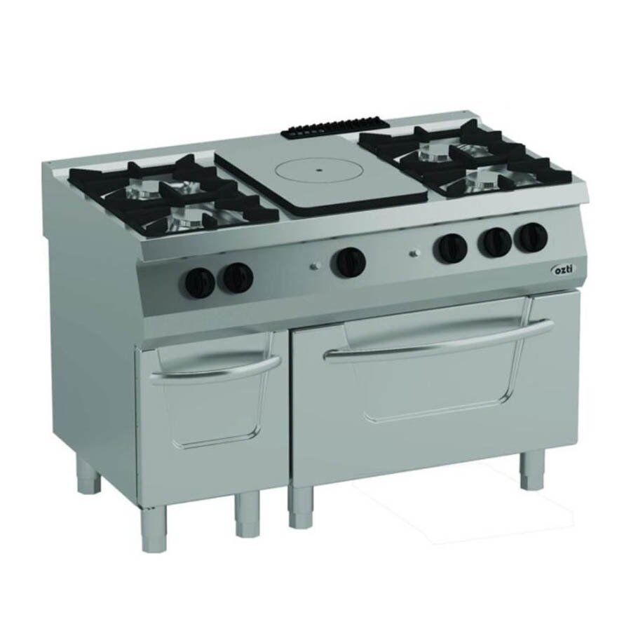 Öztiryakiler 700 Seri Büyük Kuzine Gazlı 6 Gözlü