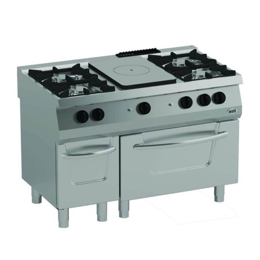 Öztiryakiler 700 Seri Büyük Kuzine Gazlı 6 Gözlü