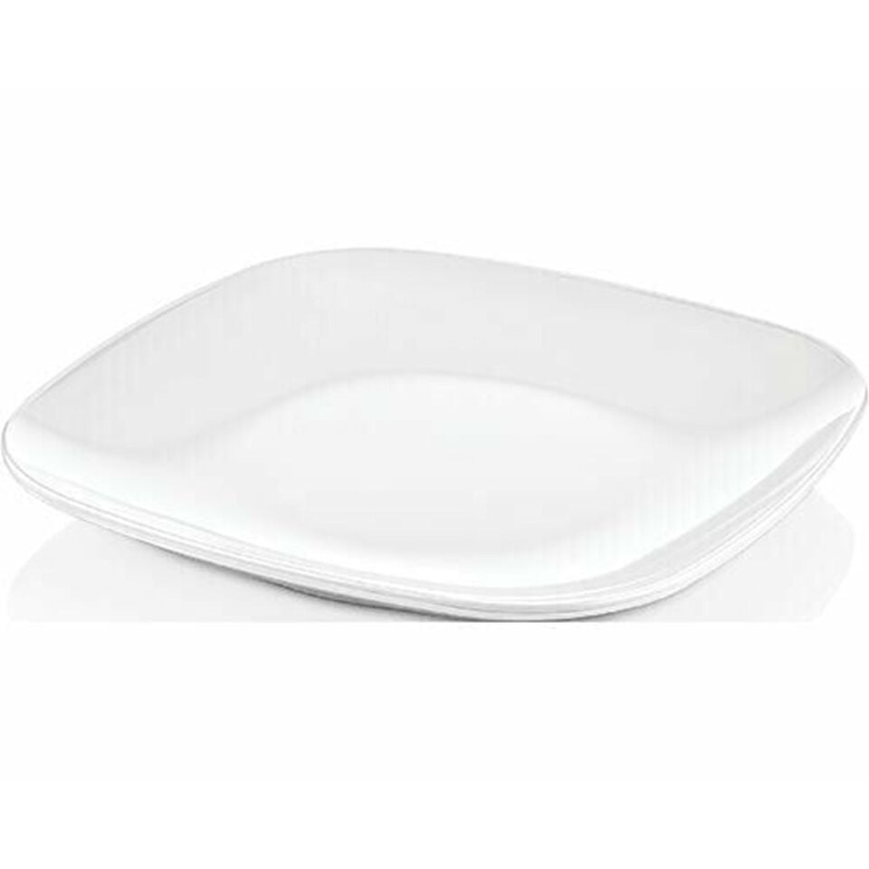 Melamin Kare Servis Tabağı 20 Cm (12 Adet)