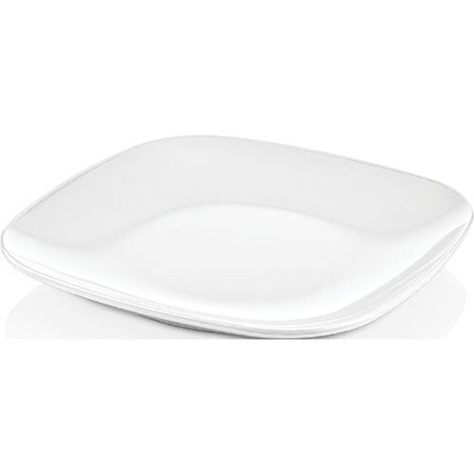 Melamin Kare Servis Tabağı 17 Cm (12 Adet)