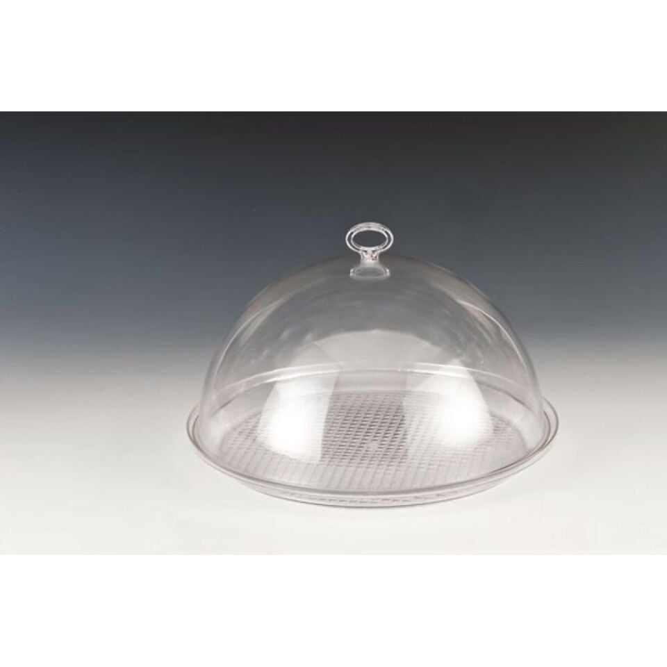 Kapaklı Yuvarlak Teşhir Tepsisi