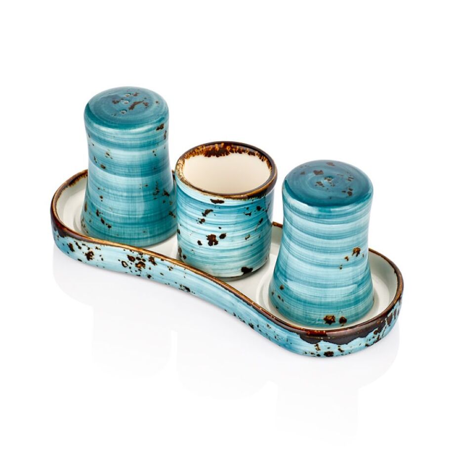 By Bone Infınıty Gastro Tuzluk Biberlik Kürdanlık Seti