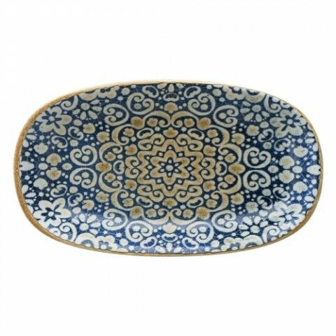 Alhambra Olive Gourmet Oval Kayık Tabak 15*8.5 Cm