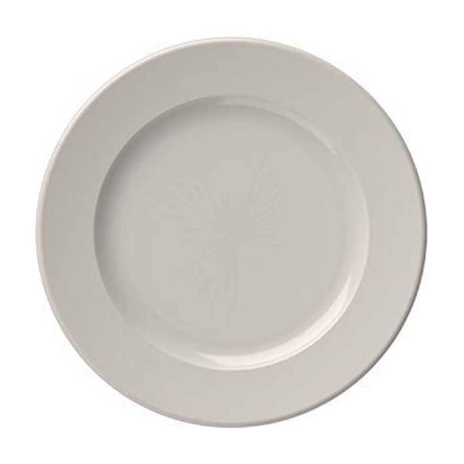 ID Fine Transparan Frame Düz Tabak 19 Cm