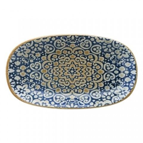 Alhambra Olive Gourmet Oval Kayık Tabak 24*14 Cm
