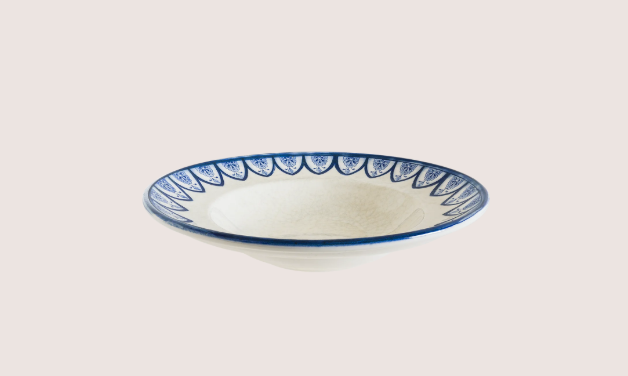 Esnaf Mid White Gourmet Çukur Tabak 27 Cm