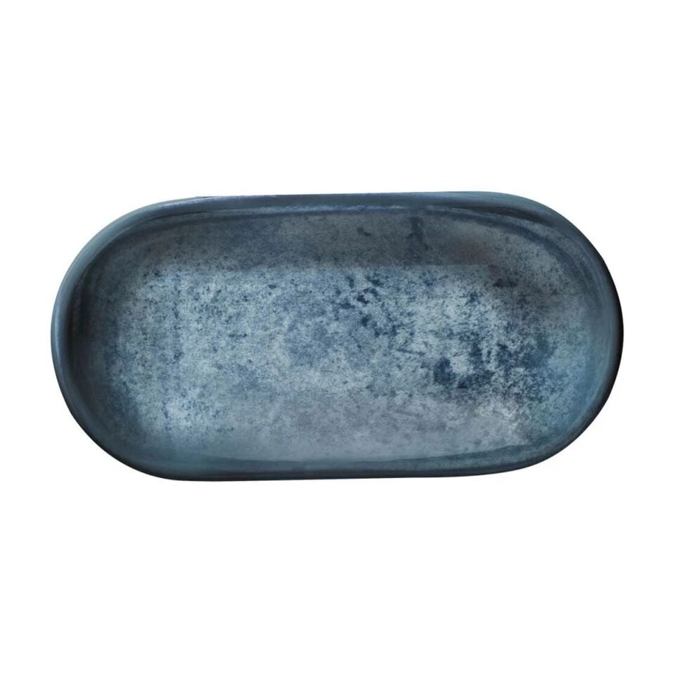 Bone O Fine Dining Blue StoneOval Kase 14 Cm