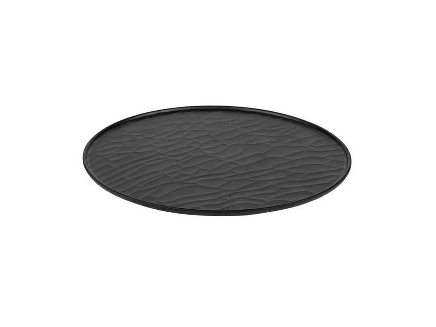Tria Rölyefli Porelin Pizza Tabağı 35 Cm (12 Adet)