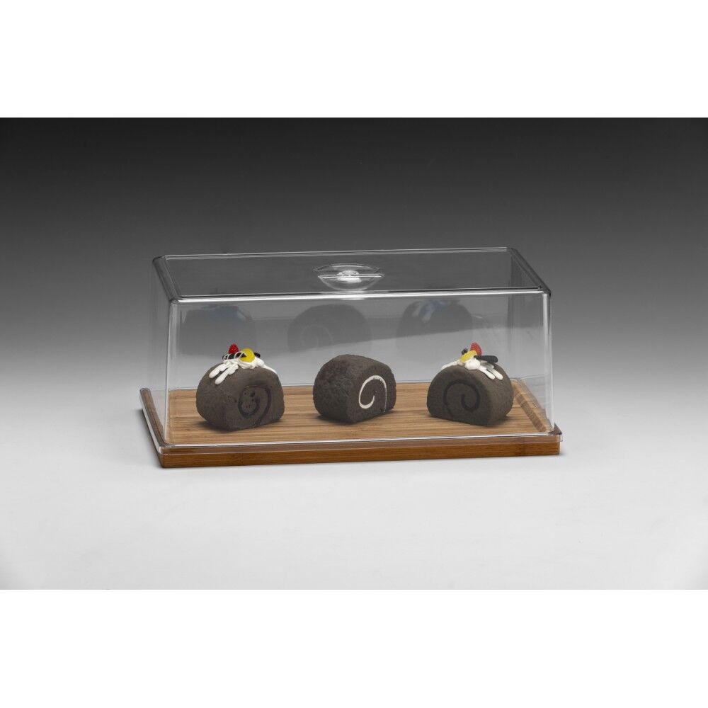 Bambu Altlıklı Teşhir Tepsisi