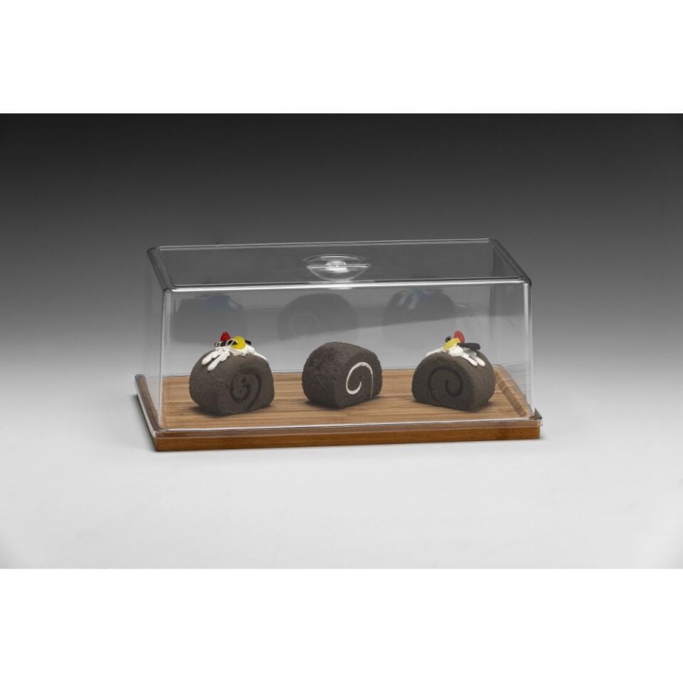 Bambu Altlıklı Teşhir Tepsisi