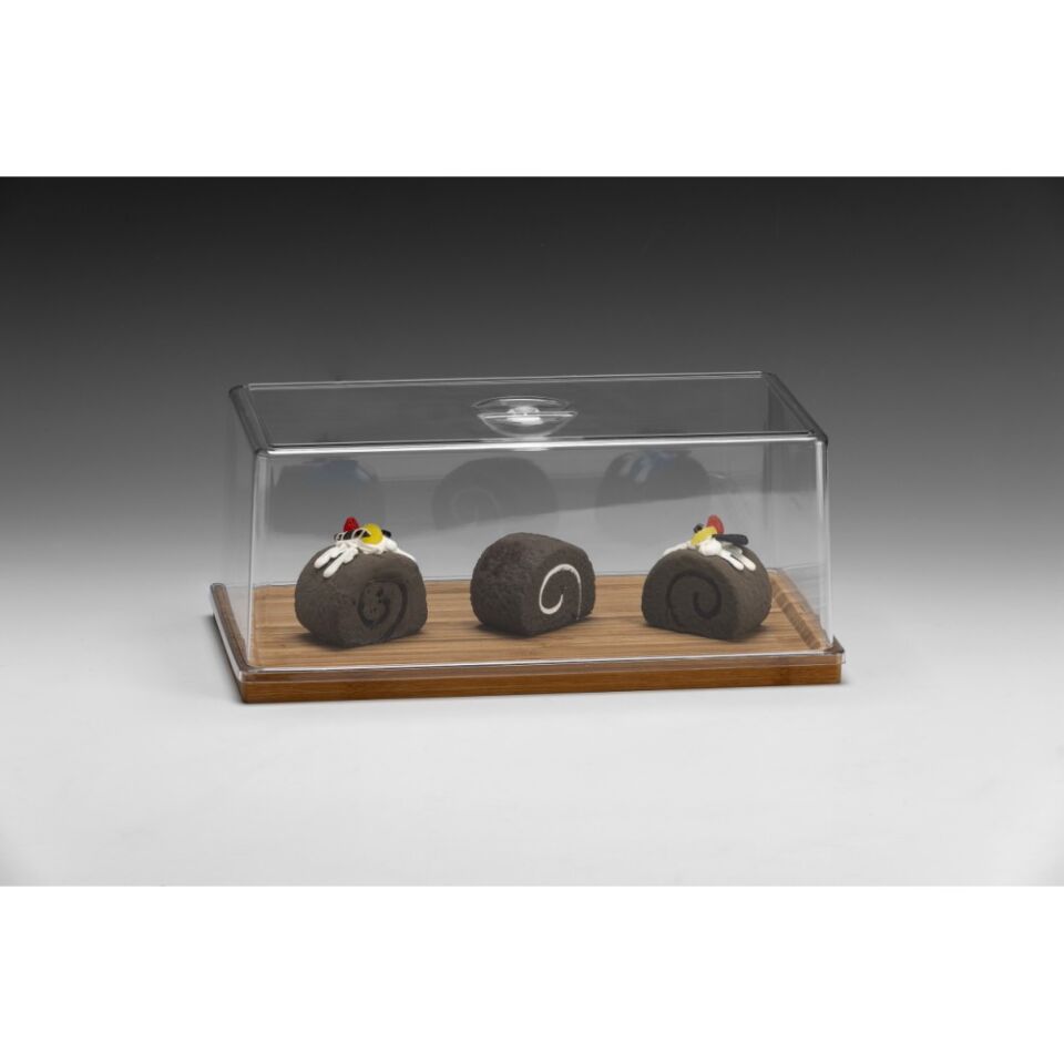 Bambu Altlıklı Teşhir Tepsisi