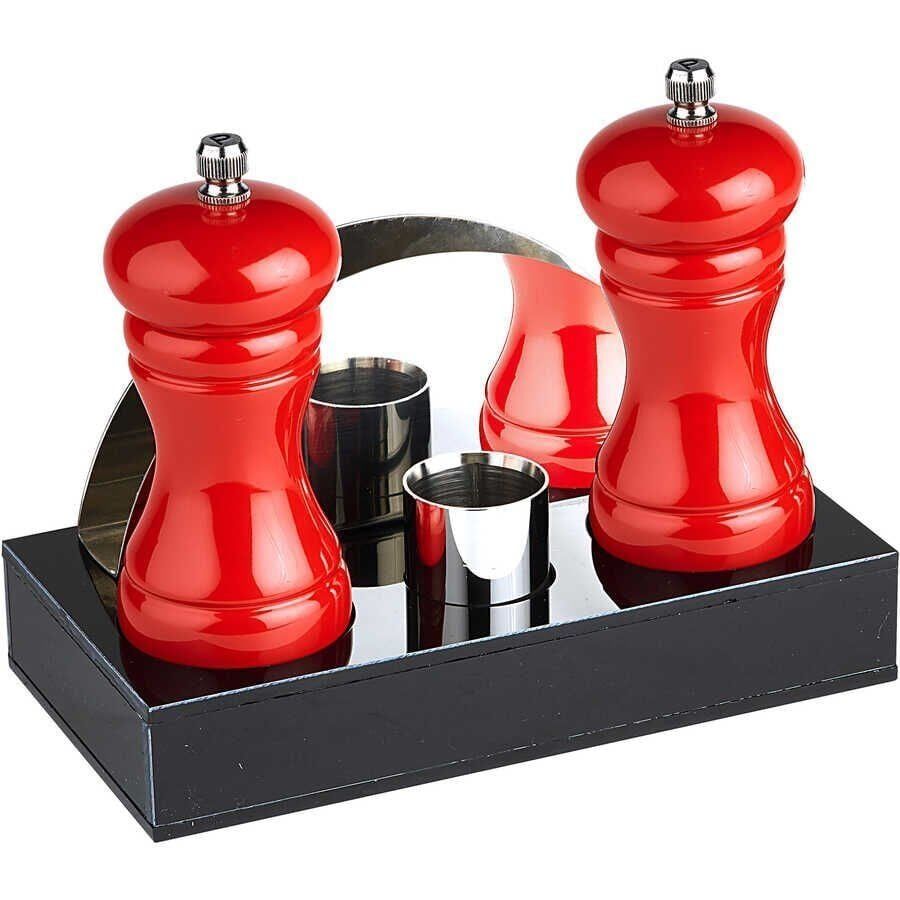 Biradlı Karabiberlik, Tuzluk ve Peçetelik Menaj Set
