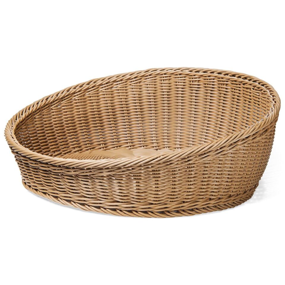 Açık Büfe Yuvarlak Ekmek ve Meyve Sepeti 45 Cm