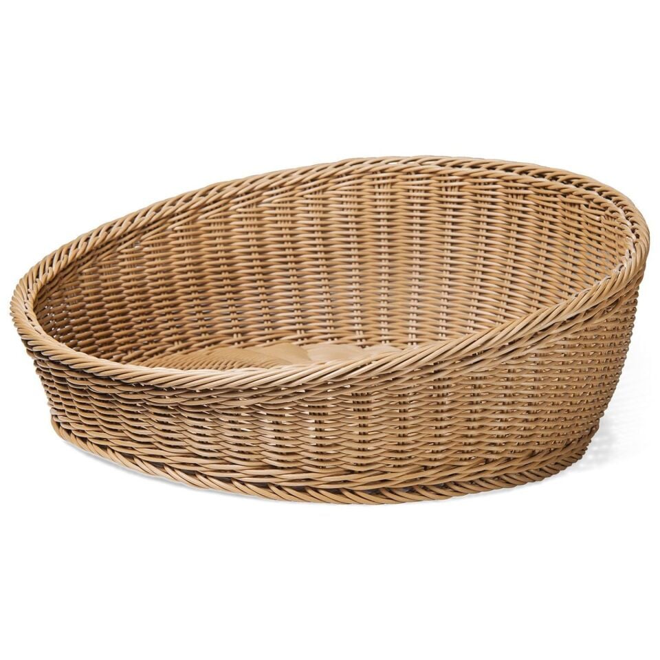 Açık Büfe Yuvarlak Ekmek ve Meyve Sepeti 45 Cm