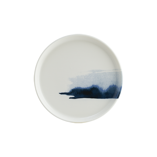 Blue Wave Hygge Düz Tabak  22 Cm