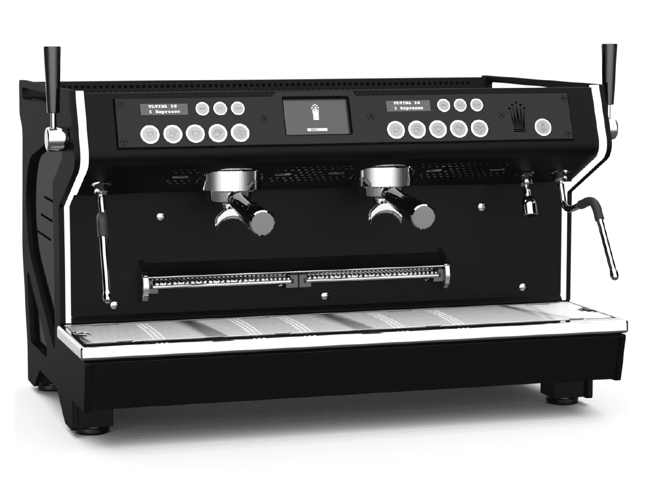 Conti İki Gruplu, Otomatik Buhar Çubuklu, Dozaj Ayarlı Espresso Makinesi