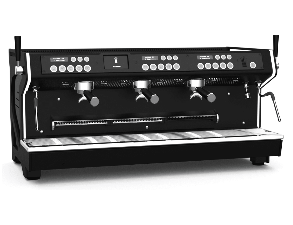 Conti Üç Gruplu, Otomatik Buhar Çubuklu, Dozaj Ayarlı Espresso Makinesi