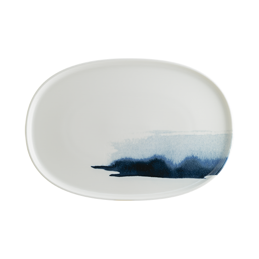 Blue Wave Hygge Oval Servis Tabağı 34 cm