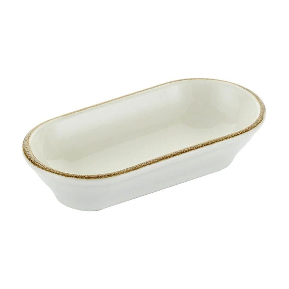 Bone O Fine Dining Fileli Oval Kase 18 Cm
