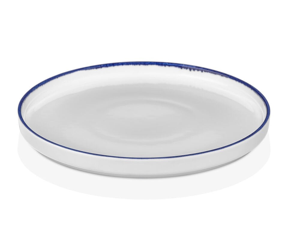Helix Navy Blue Düz Tabak Rölyefsiz 27 Cm
