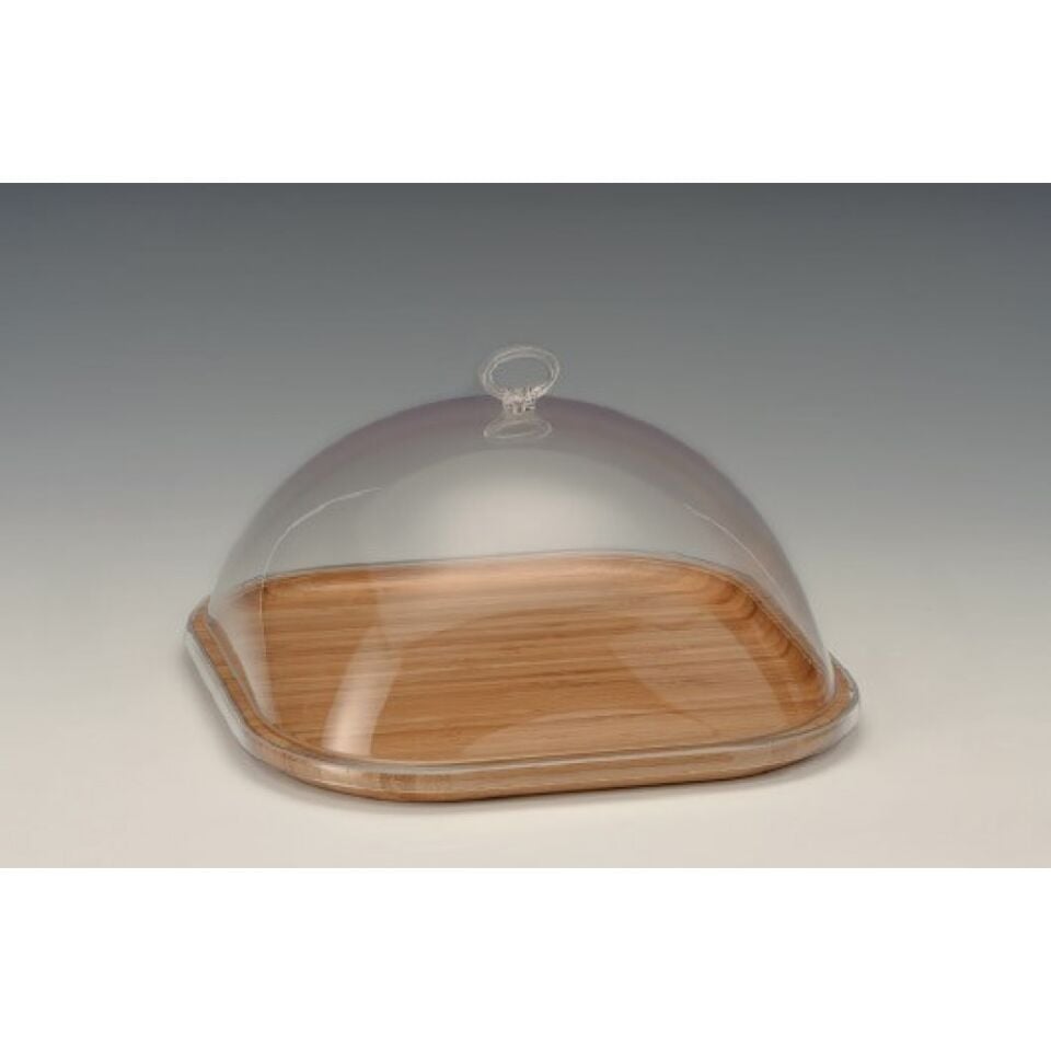 Ahşap Altlı Kapaklı Teşhir Tepsisi