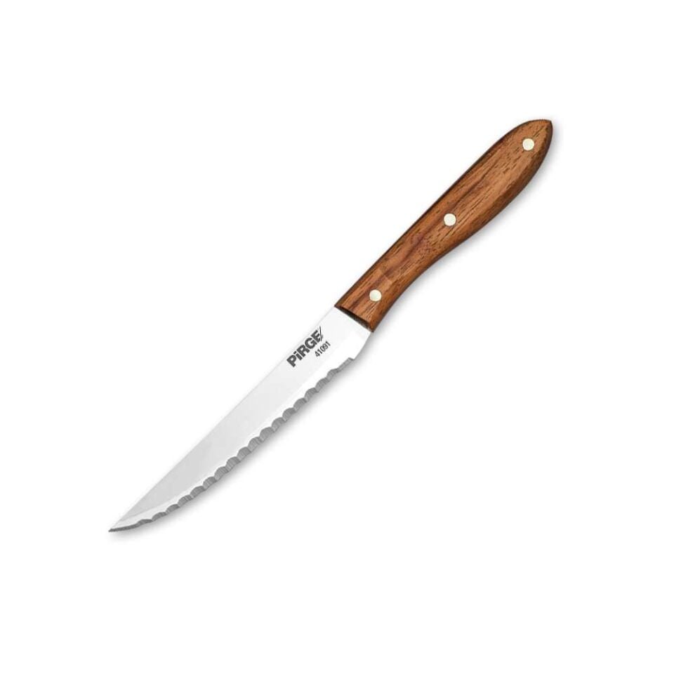 Pirge Sultan Steak / Biftek Bıçağı Gül Saplı 12 Cm