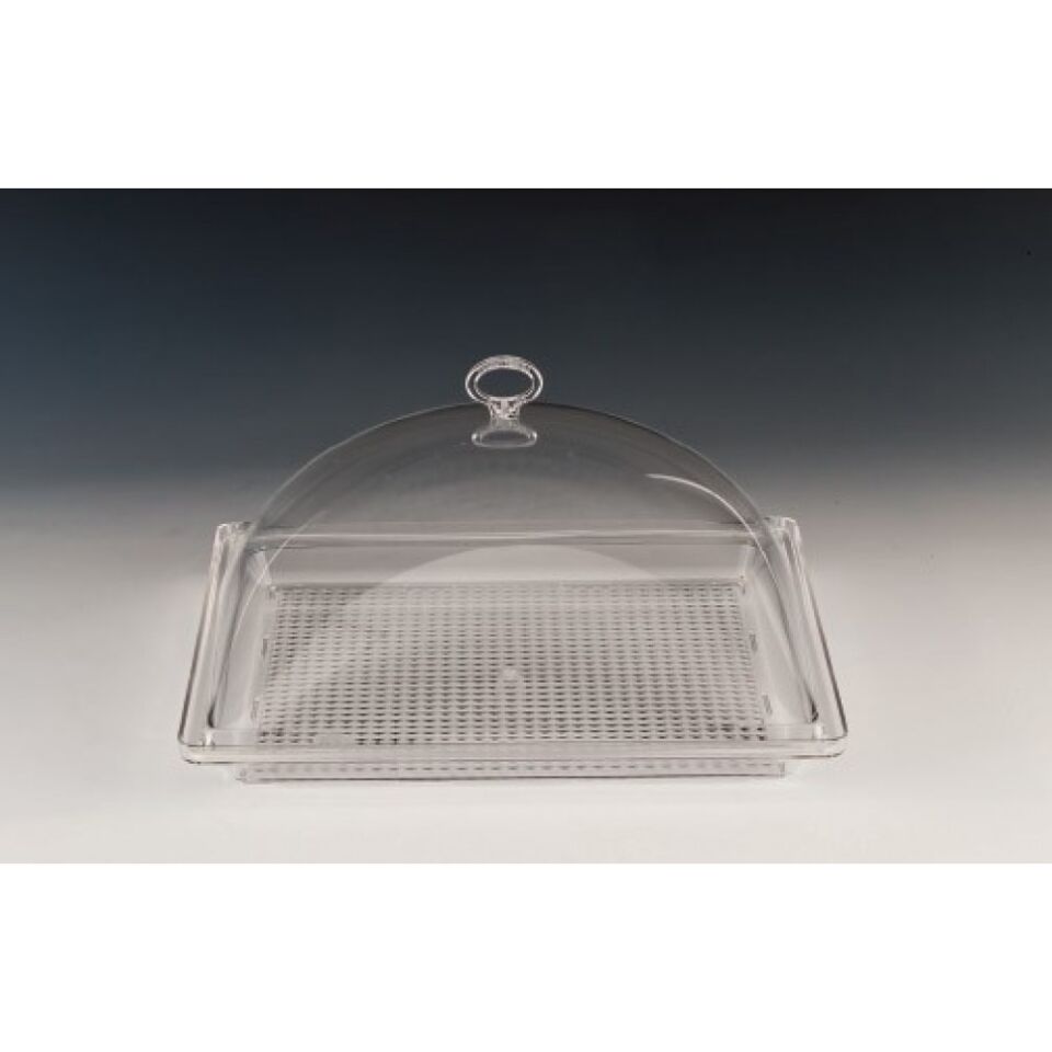 Kapaklı Kare Teşhir Tepsisi