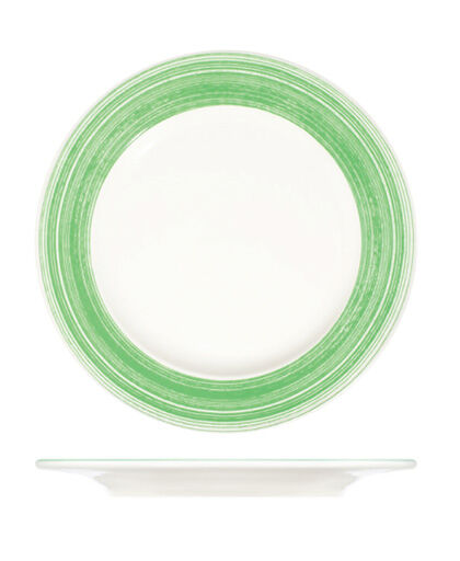Fresh Green Frame Düz Tabak 23 cm
