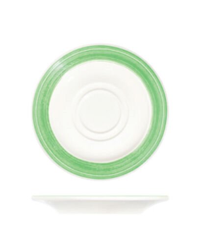 Fresh Green Frame Fincan Tabağı 16 cm