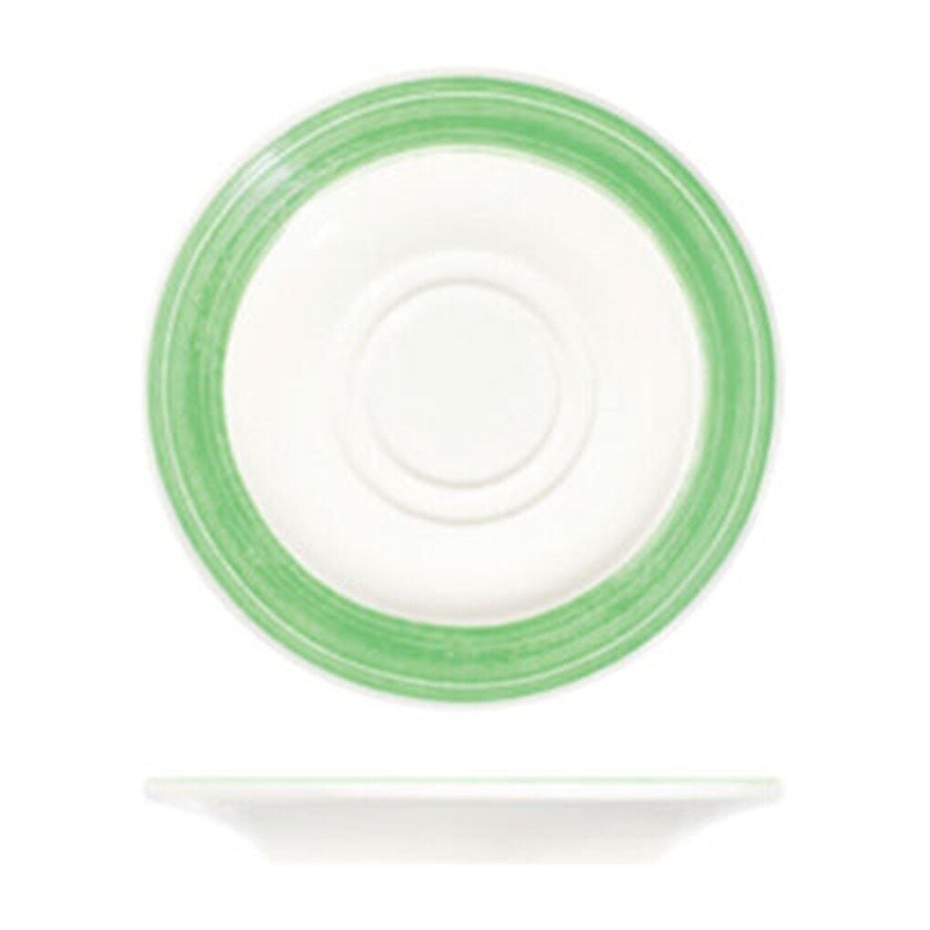 Fresh Green Frame Fincan Tabağı 16 cm