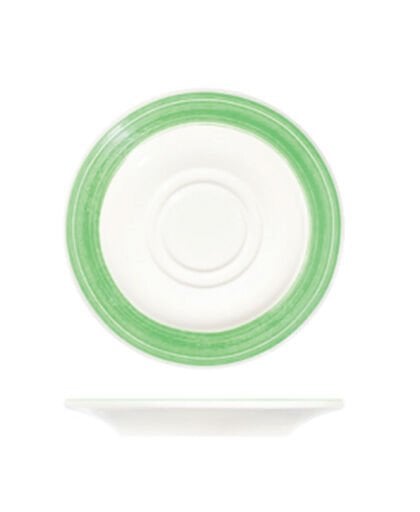 Fresh Green Frame Fincan Tabağı 16 cm