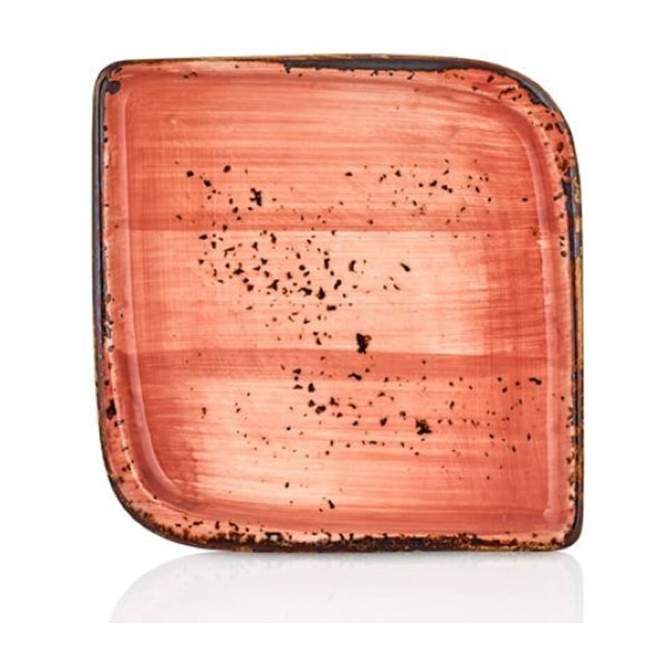 Laterite Arel 25 Cm Kare Plate 19*19 Cm
