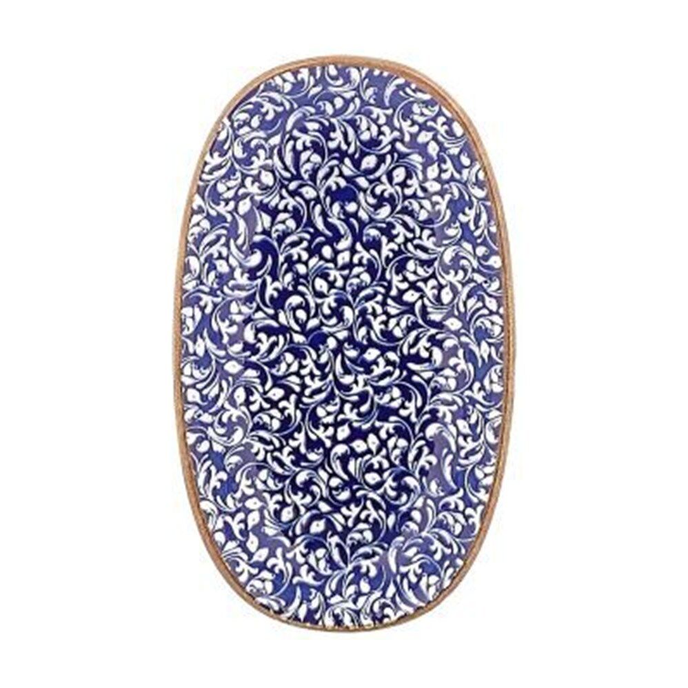 Edera Cobalt Zest 34 Cm Oval Tabak 34*20,5 Cm