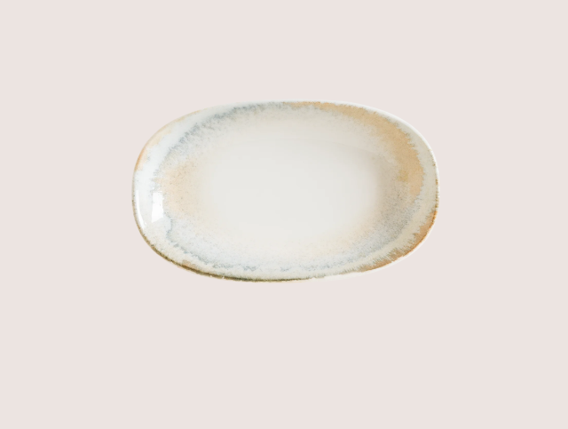 Knidos Gourmet Oval Kayık Tabak 19*11 Cm