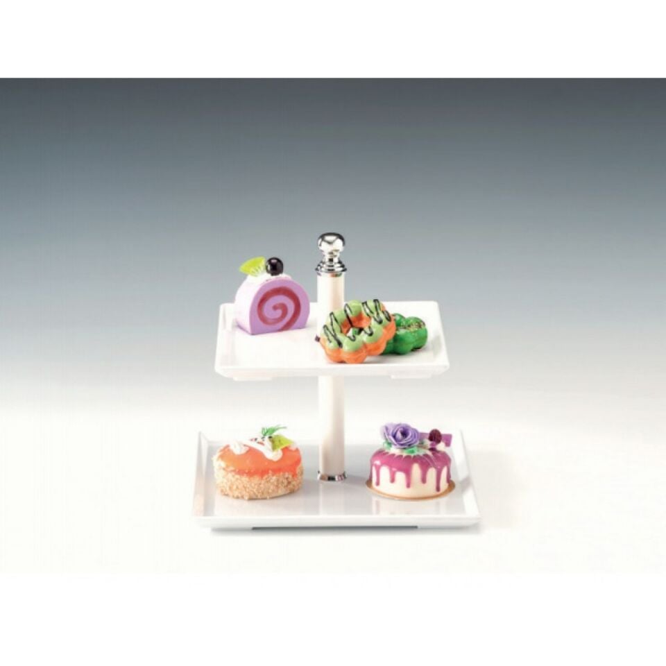 İki Katlı Melamin Teşhir Standı