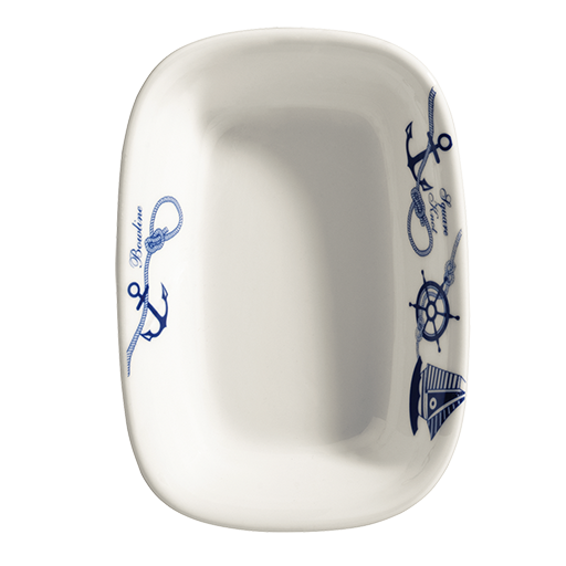 Navy Gourmet Dikdörtgen Kayık 17*11.5 Cm