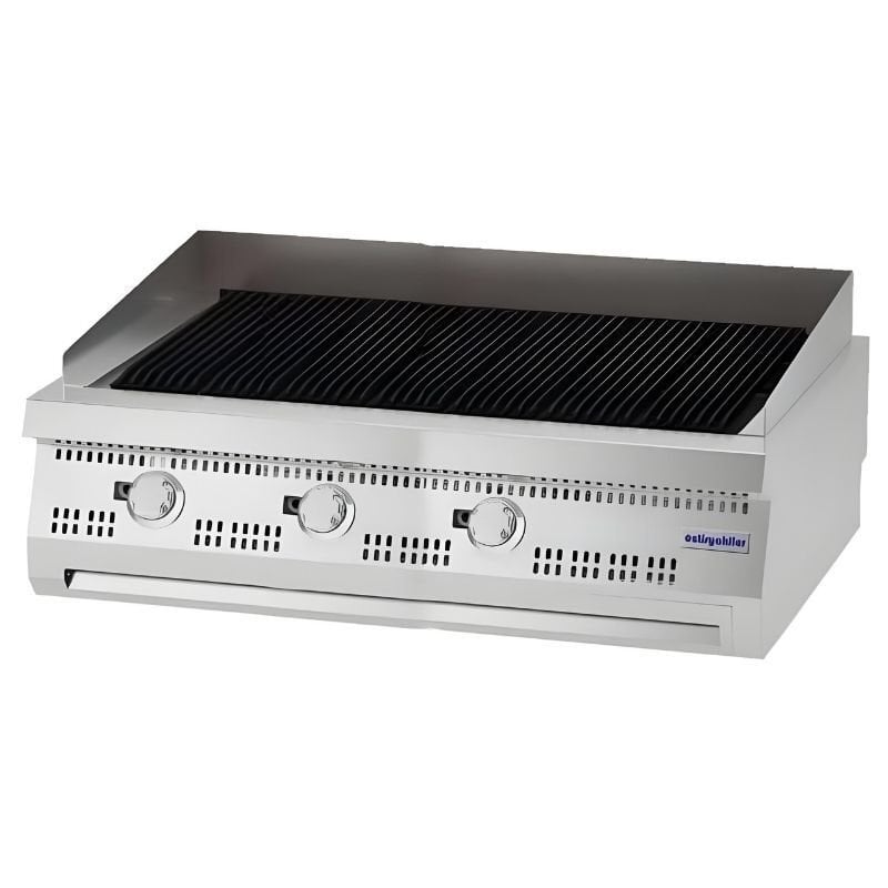 Öztiryakiler 900 Seri Gazlı Döküm Izgara 120*90*30 Cm