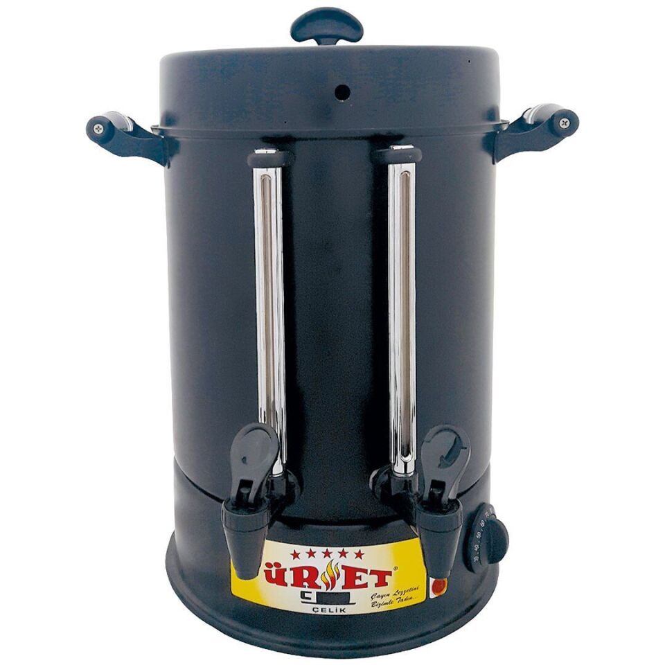 Üret Çelik 12 Litre Boyalı Çay Makinesi - 120 Bardak
