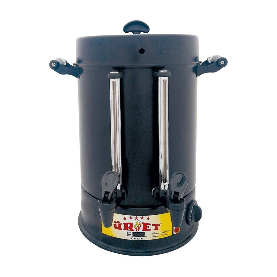 Üret Çelik 12 Litre Boyalı Çay Makinesi - 120 Bardak